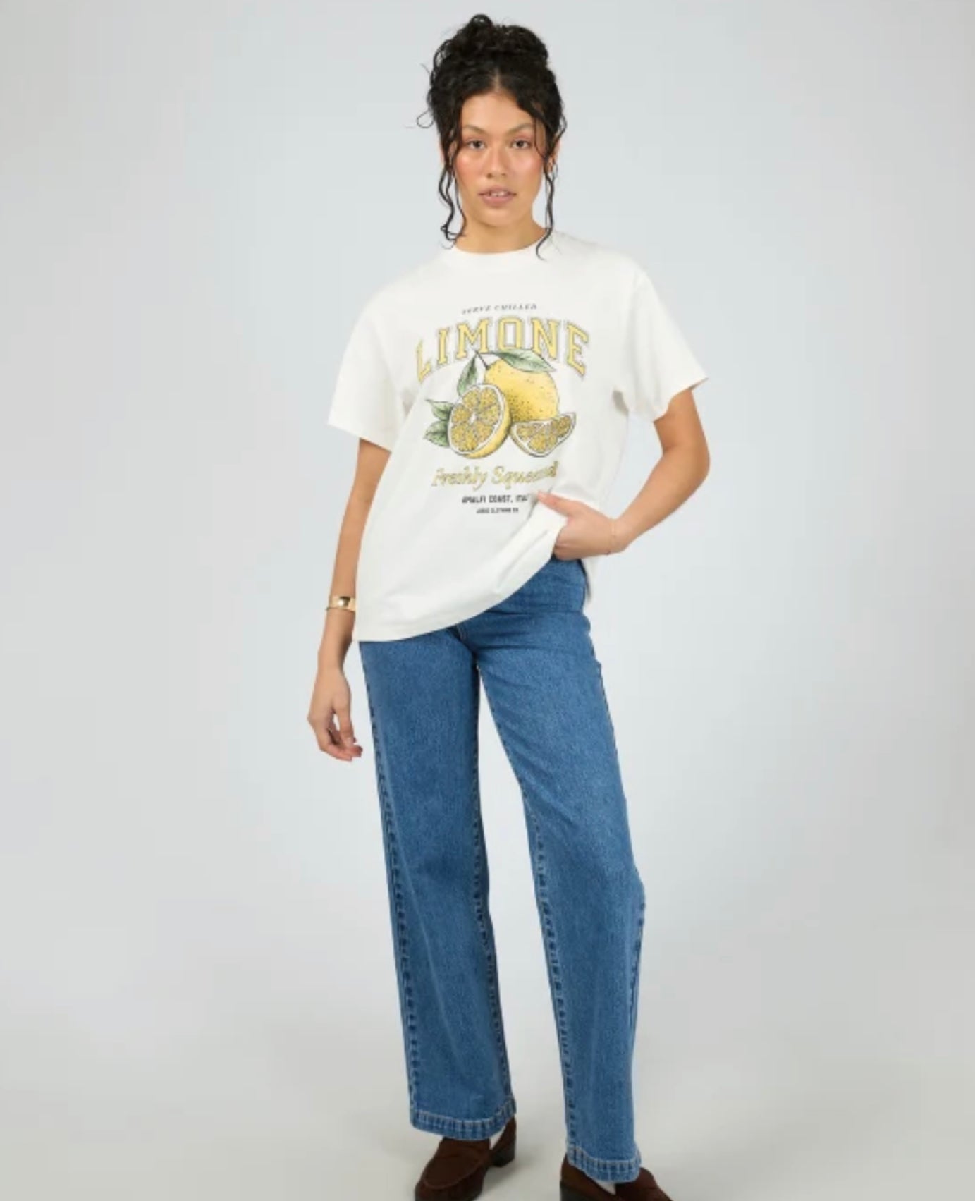 Limone Tee - Vintage White