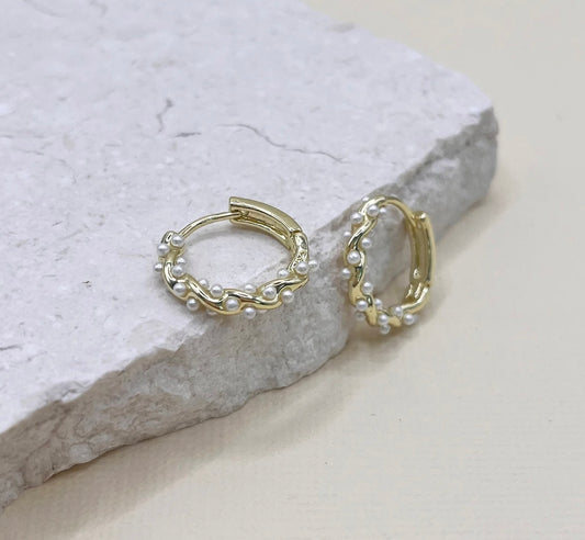 Minnie Hoop Earrings - Gold
