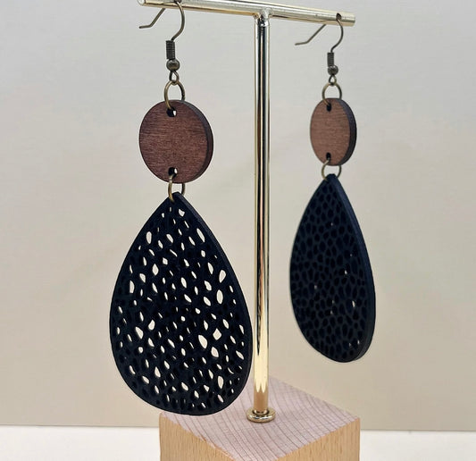 Virginia Earrings - Black