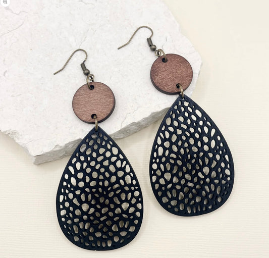 Virginia Earrings - Black