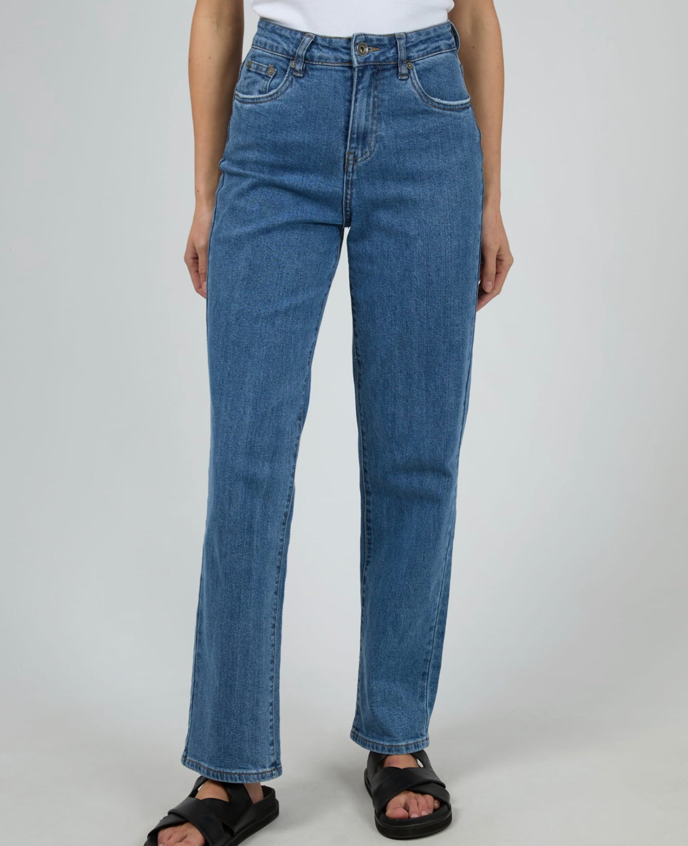 Mila Straight Jean - Blue