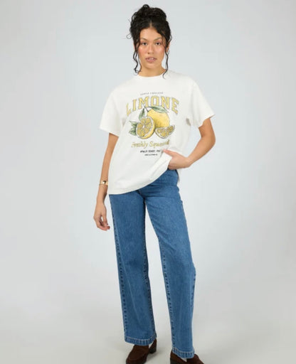 Limone Tee - Vintage White