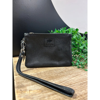 Midi Leather Clutch