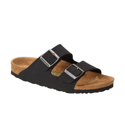 Arizona - Black earthy vegan Birkibuc narrow